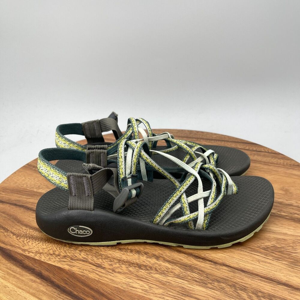 Chaco ZX2 Sandals Womens Size 9 Green Comfort Trail Hiking Water Strappy Shoes